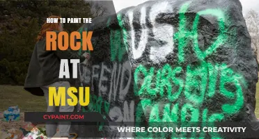 Mastering the Art: Painting MSU's Iconic Rock Step-by-Step Guide