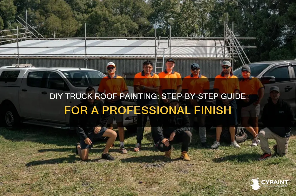 how to paint the roof of a truck
