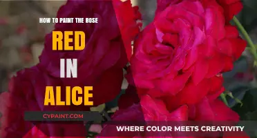 Mastering the Art: Painting the Red Rose in Alice's Wonderland