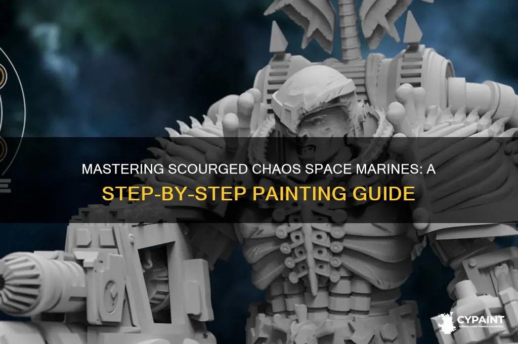 how to paint the scourged chaos space marines