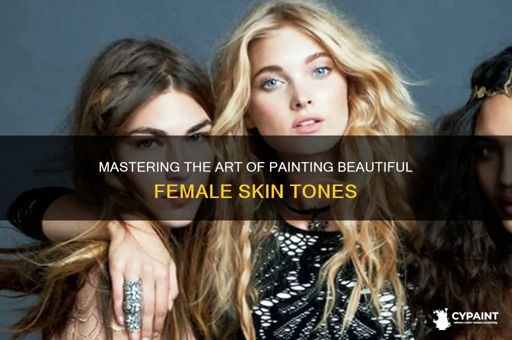 how to paint the skin of beautiful girls