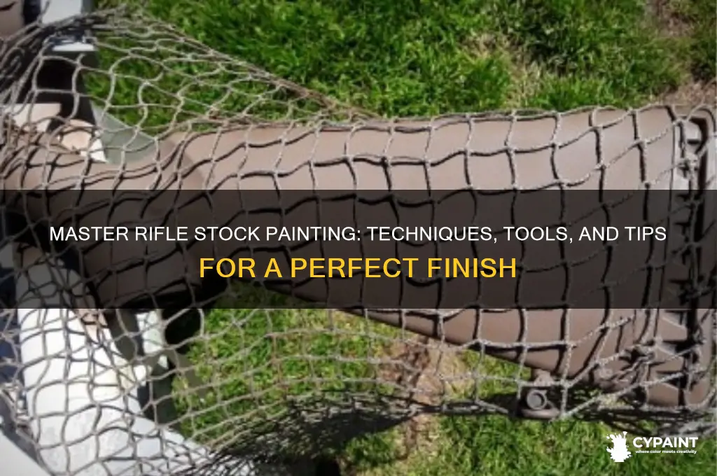 how to paint the stock of a rifle