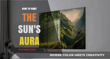 Mastering the Art of Painting the Sun's Radiant Aura