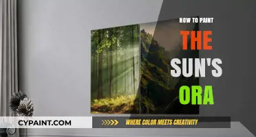 Mastering the Art of Painting the Sun's Radiant Aura
