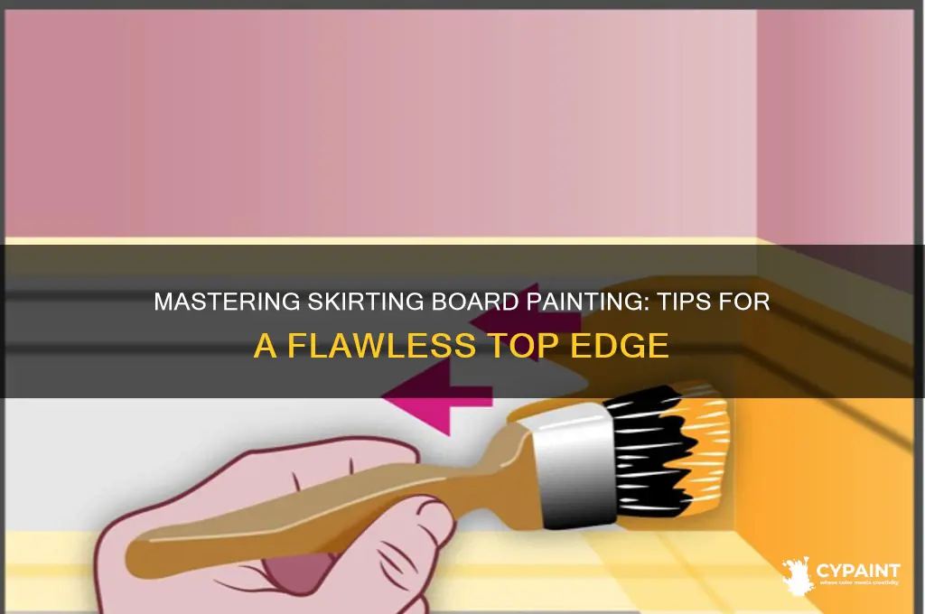 how to paint the top of skirting boards