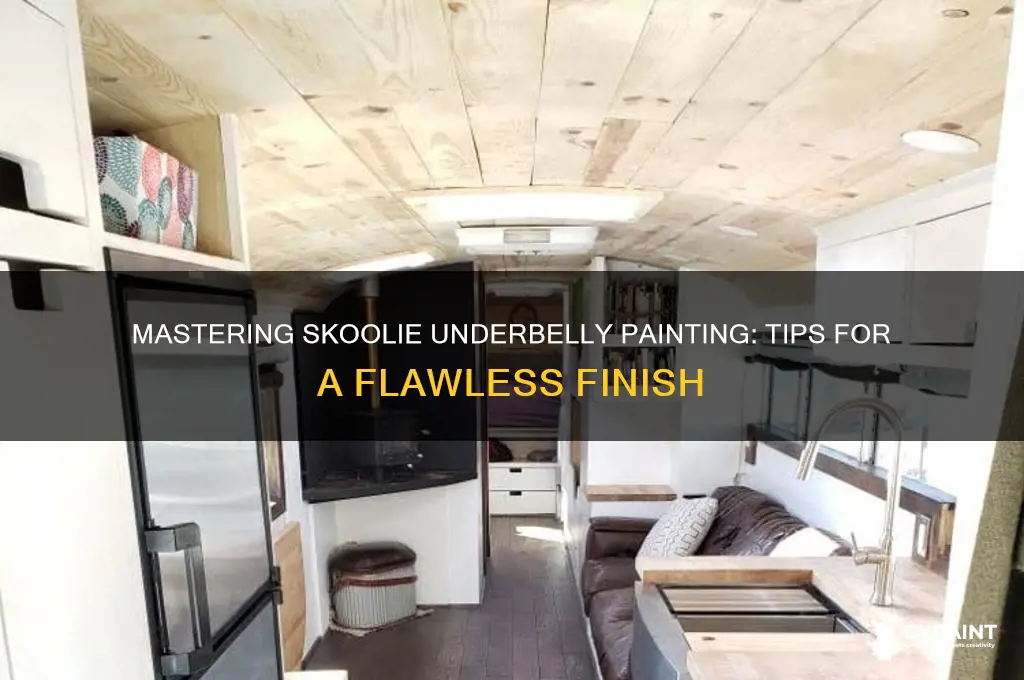 how to paint the underside of a skoolie