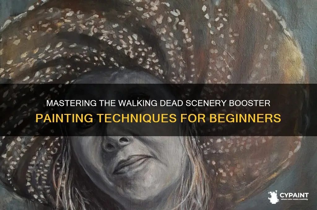 how to paint the walking dead scenery booster