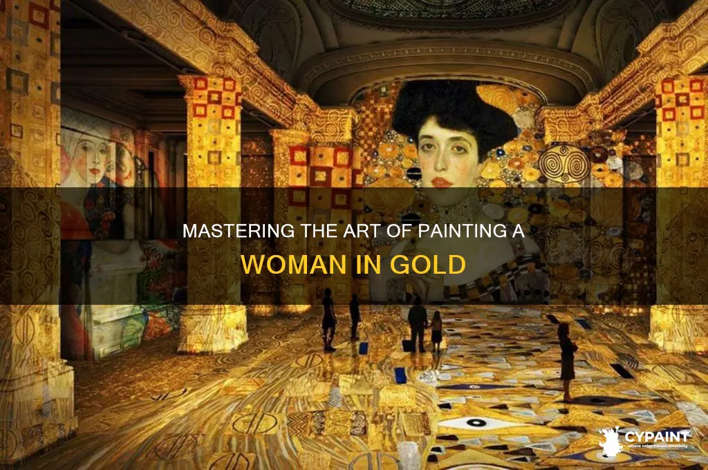 how to paint the woman in gold