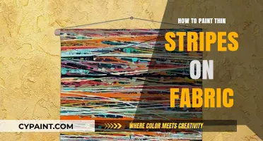 Mastering Fabric Art: Techniques for Painting Thin Stripes on Fabric
