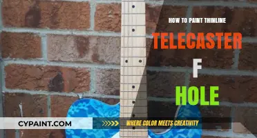 Mastering the Art of Painting a Thinline Telecaster F Hole