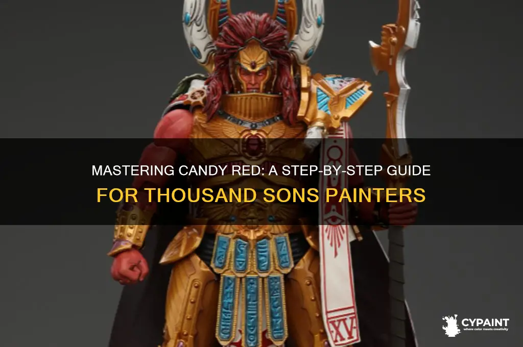 how to paint thousand sons candy red