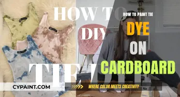 Creative Cardboard Tie-Dye: Easy Painting Techniques for Vibrant Designs