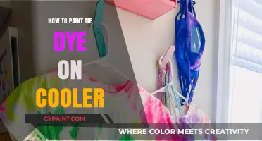Creative Cooler Makeover: Painting Tie-Dye Designs on Your Cooler