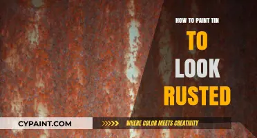 Master Rustic Charm: Painting Tin to Look Naturally Rusted