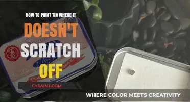 Durable Tin Painting: Techniques to Prevent Scratch-Off Paint
