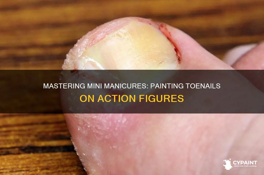 how to paint toenails on action figures