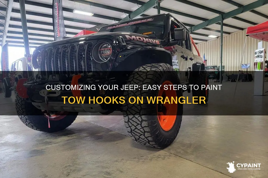 how to paint tow hooks on jeep wrangler