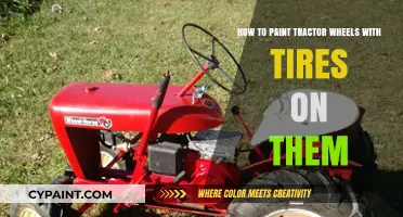 Painting Tractor Wheels: Keep the Tires On
