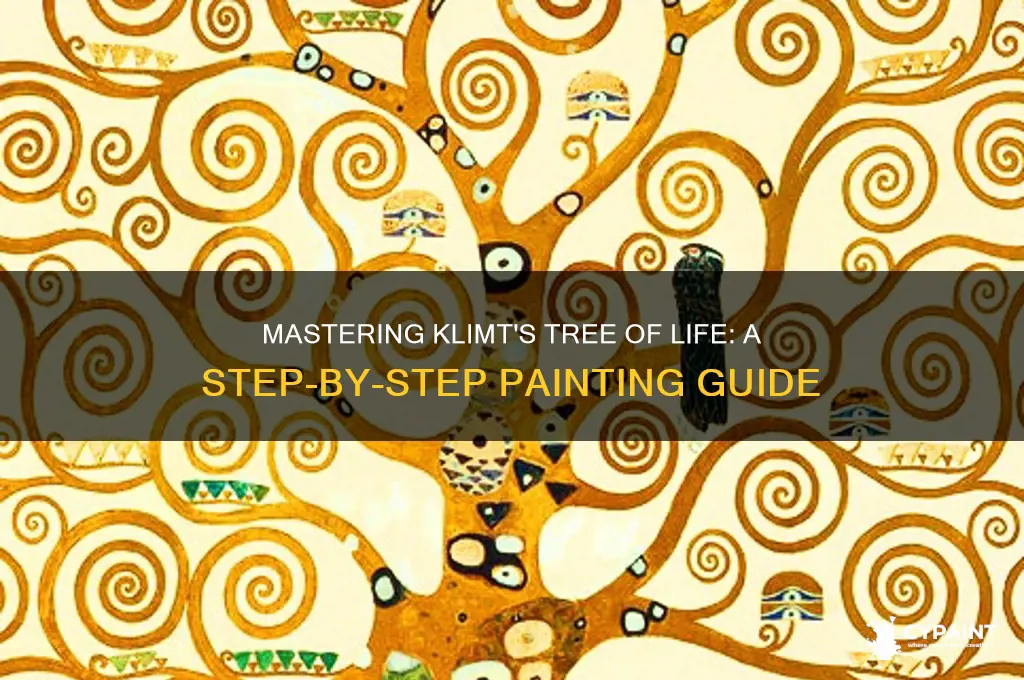 how to paint tree of life klimt