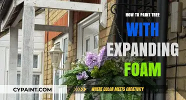 Creative Foam Art: Mastering Tree Painting with Expanding Foam Techniques