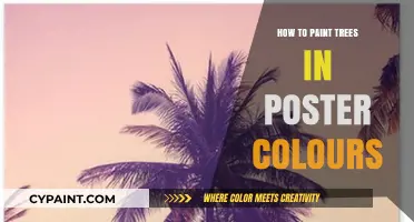 Mastering Poster Color Techniques: Painting Realistic Trees Step-by-Step