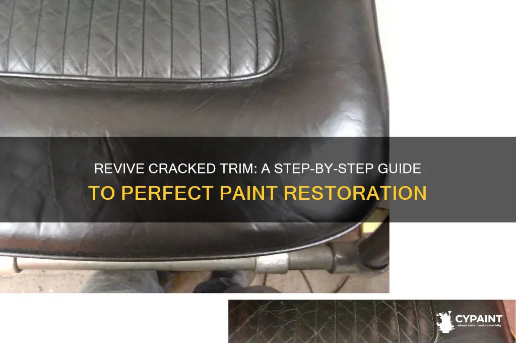 how to paint trim with cracked paint