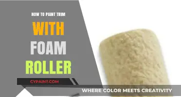 Effortless Trim Painting: Master the Technique with a Foam Roller