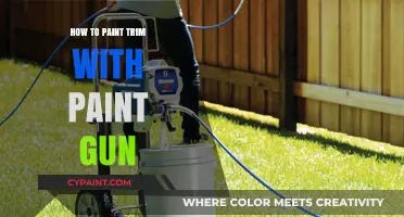 Mastering Trim Painting: Efficient Techniques Using a Paint Gun