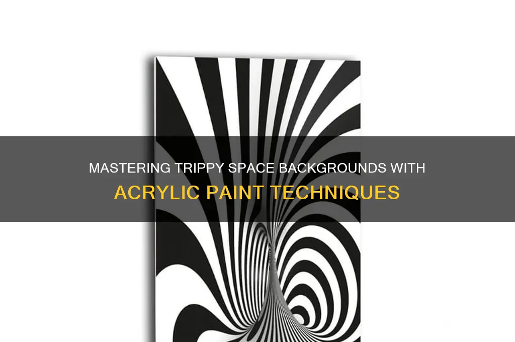 how to paint trippy space background actyclic