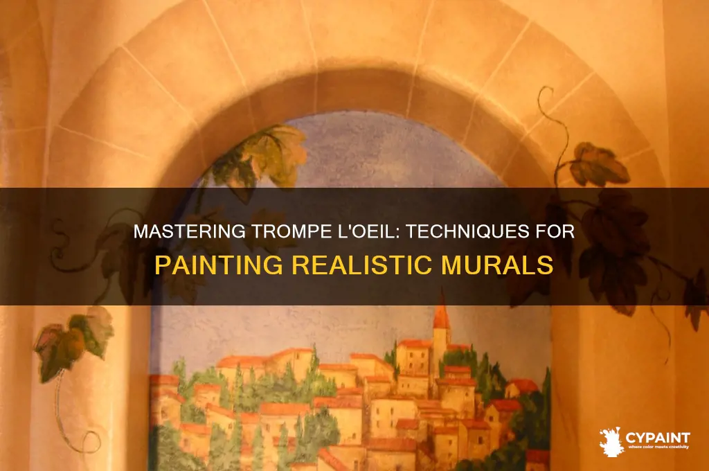 how to paint trompe l oeil murals