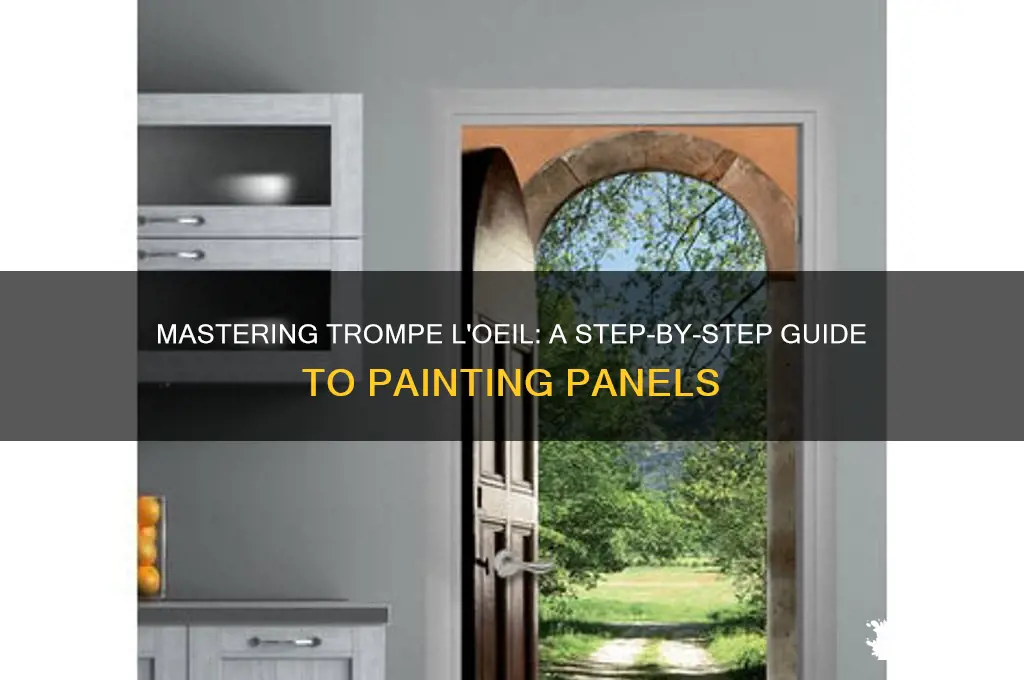 how to paint trompe l oeil panels