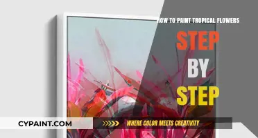 Master Tropical Flower Painting: Easy Step-by-Step Guide for Beginners