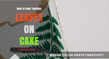 Mastering Tropical Leaf Cake Art: Easy Painting Techniques for Stunning Designs