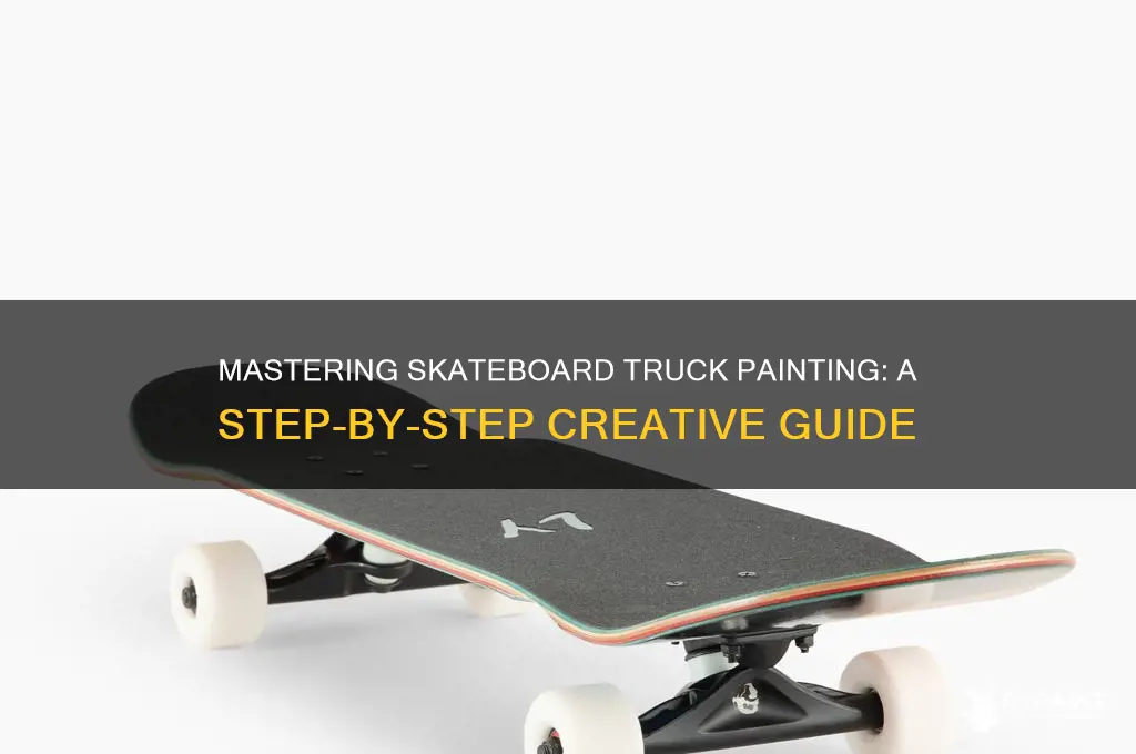 how to paint trucks on a skateboard
