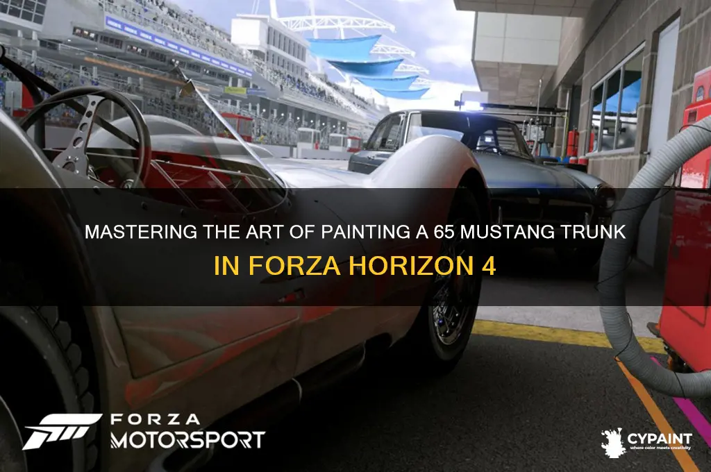 how to paint trunk of 65 mustang forza horizon 4
