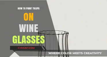 Elegant Tulip Painting: A Step-by-Step Guide for Wine Glasses