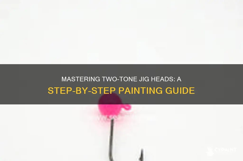 how to paint two tone jig heads