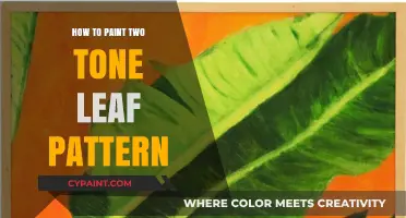 Mastering Two-Tone Leaf Patterns: A Step-by-Step Painting Guide