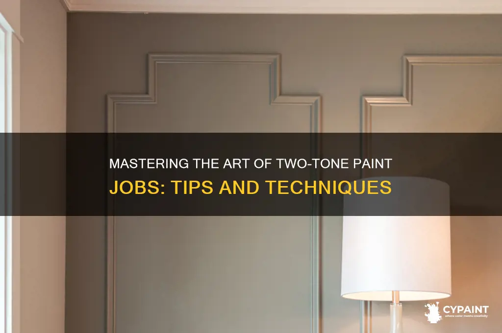 how to paint two tone paint job