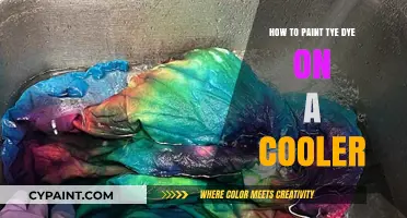Creative Cooler Makeover: Mastering Tye Dye Painting Techniques