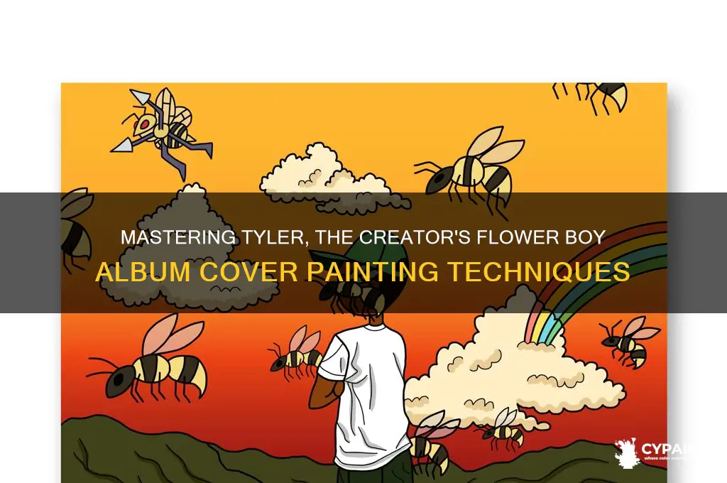 how to paint tyler the creator flower boy
