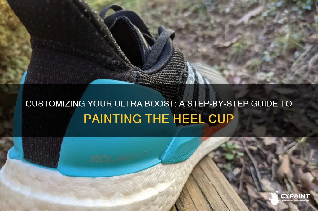 how to paint ultra boost heel cup