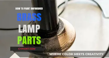 Painting Unfinished Brass Lamp Parts: A Step-by-Step DIY Guide
