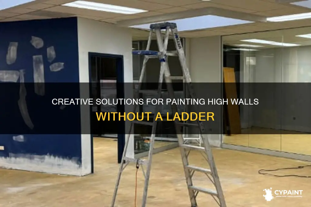 how to paint up high without a ladder