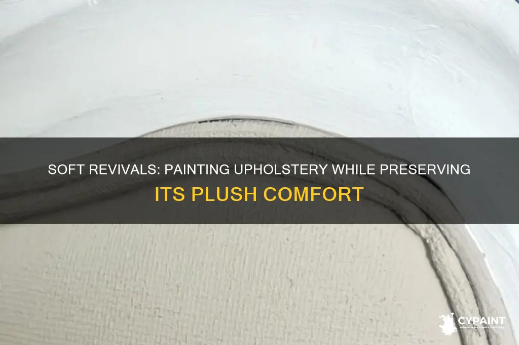 how to paint upholstery and keep it soft