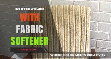 Revamp Your Upholstery: Painting with Fabric Softener Made Easy
