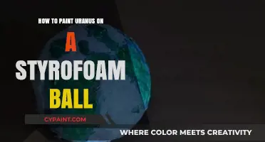 Create a Stunning Styrofoam Uranus: Step-by-Step Painting Guide