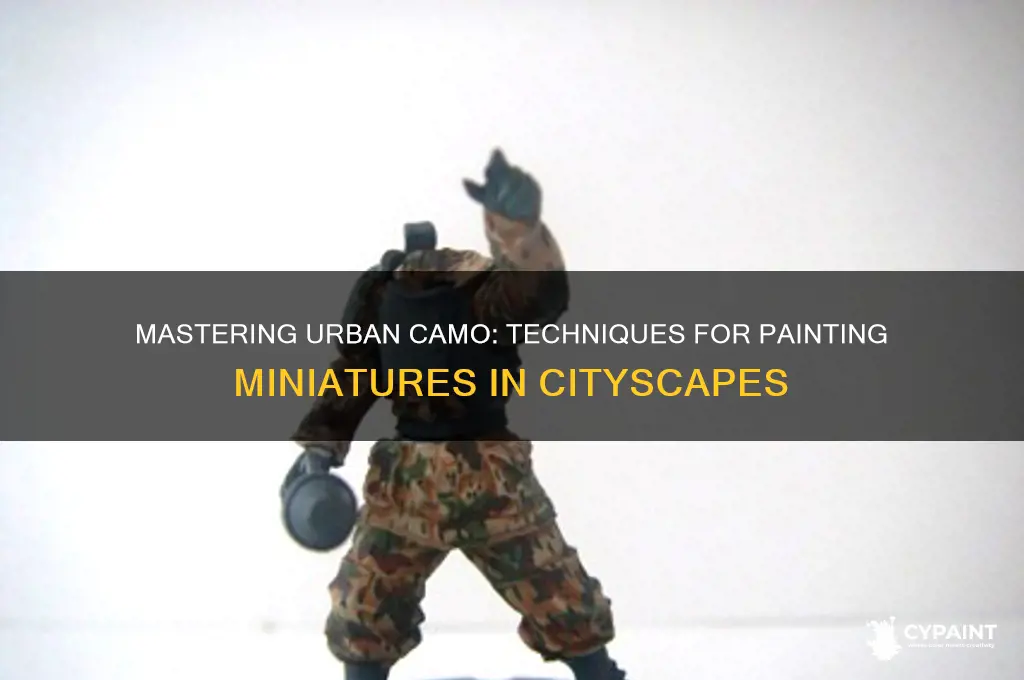 how to paint urban camo on miniatures