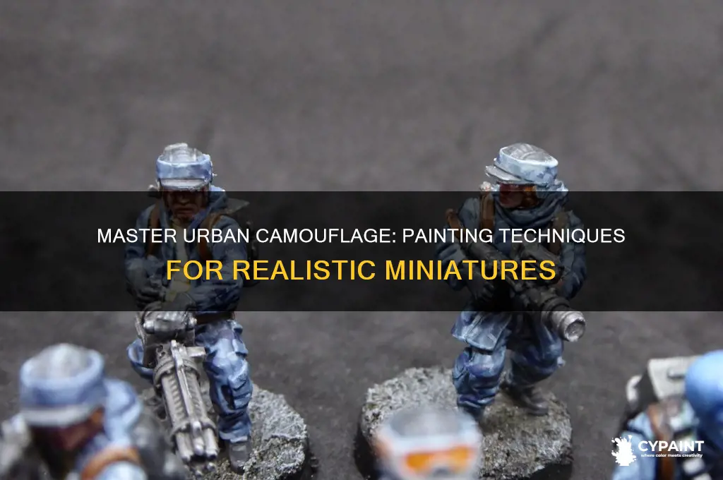 how to paint urban camouflage on miniatures
