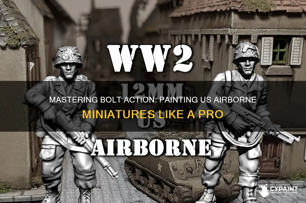 how to paint us airborne bolt action